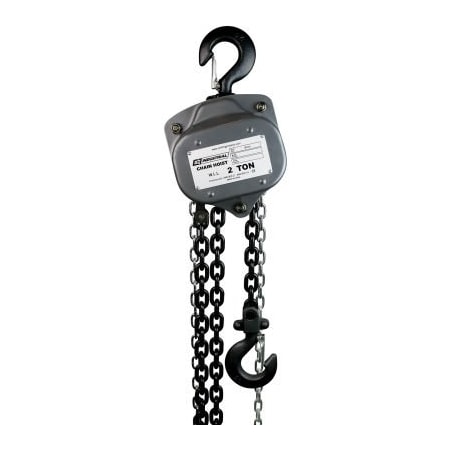 Oz Lifting Products OZ Lifting Industrial Manual Chain Hoist, 1 Ton Capacity 15' Lift OZIND010-15CH